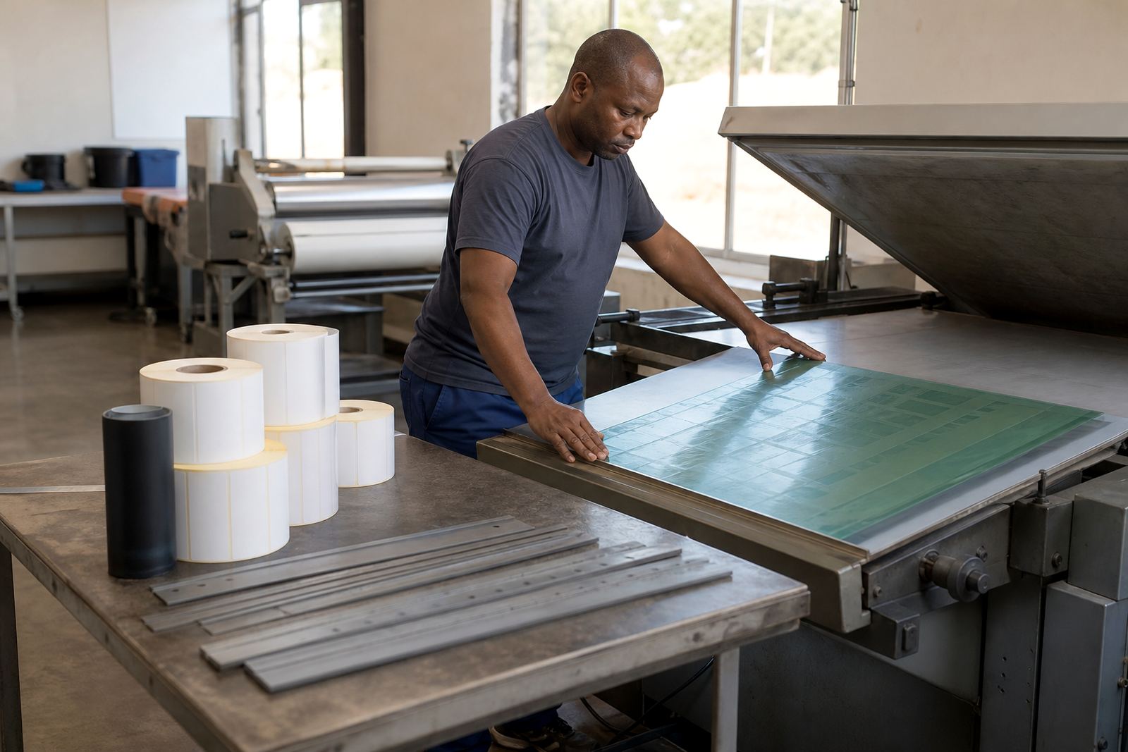 Warehouse Label Plates